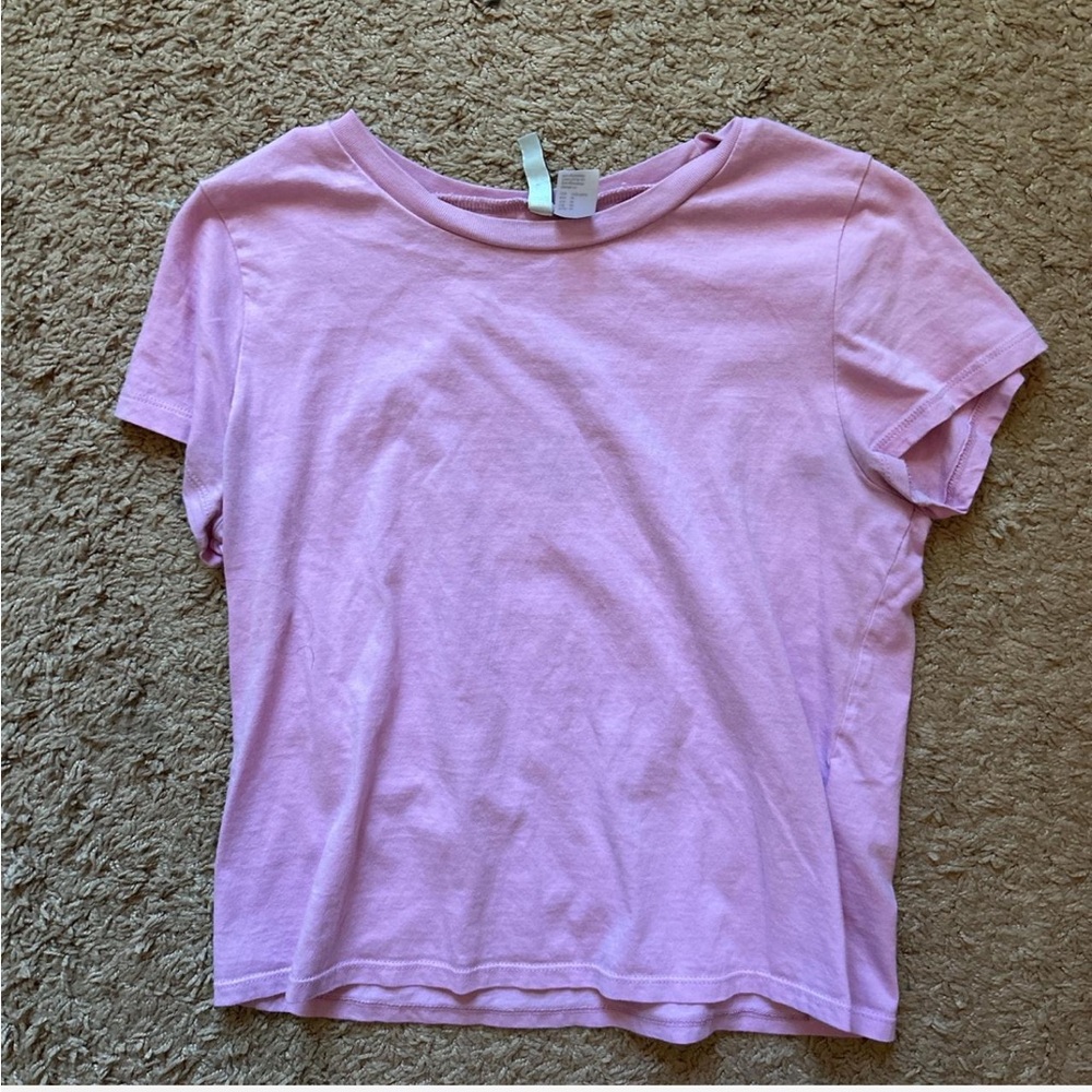 H&M Divided Pink Tee